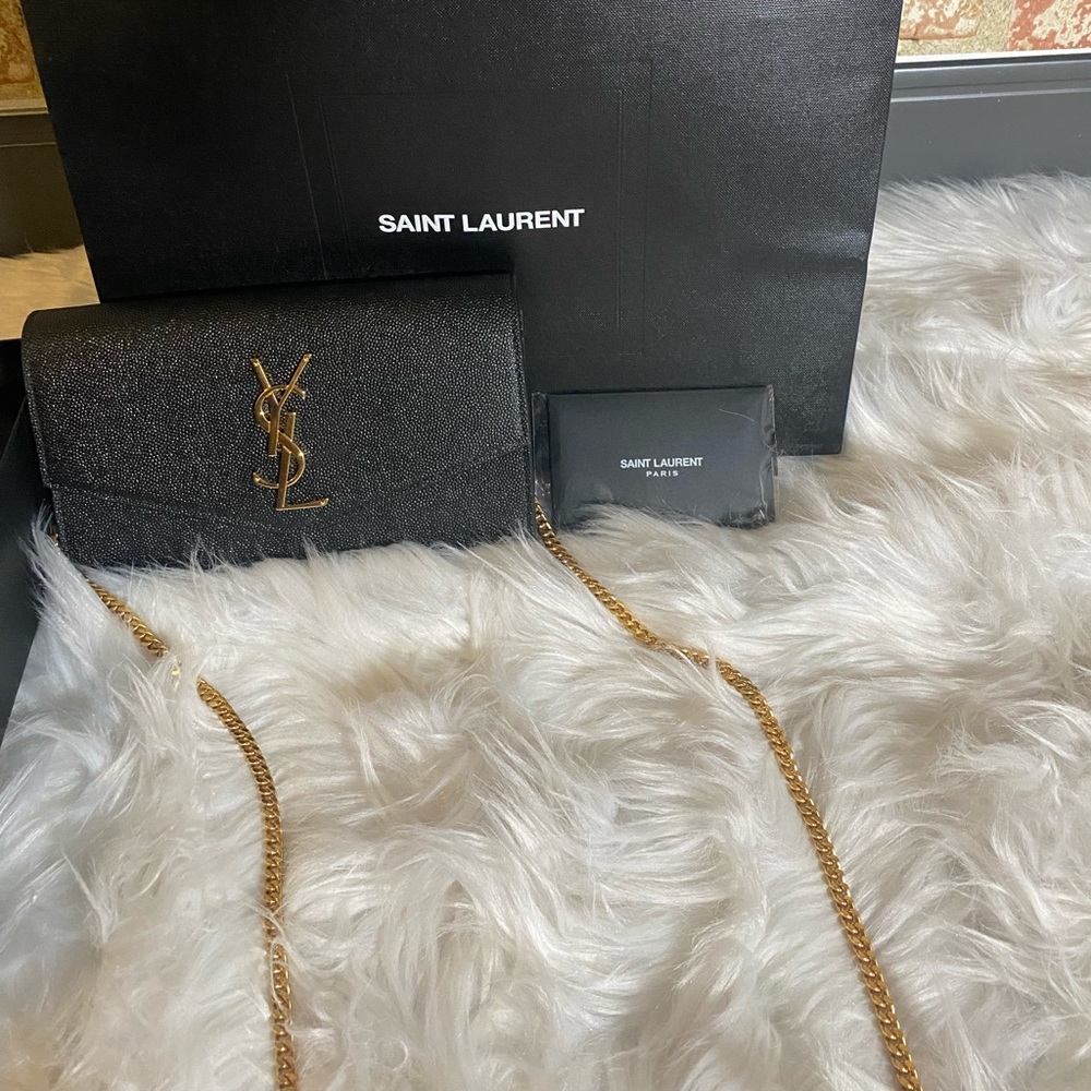 YVES SAINT LAURENT (YSL) Uptown Chain Wallet
